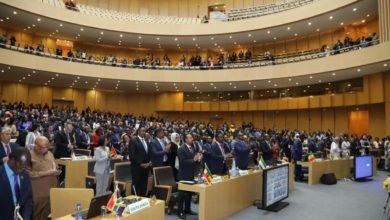 Photo shows the closing ceremony of the 32nd African Union (AU) summit of heads of state and government held at AU headquarters in February 2019. (Photo from the official website of the AU)