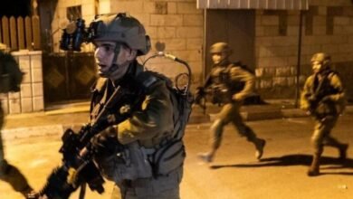 قوات الاحتلال الإسرائيلى تقتحم قرية حوسان غرب بيت لحم